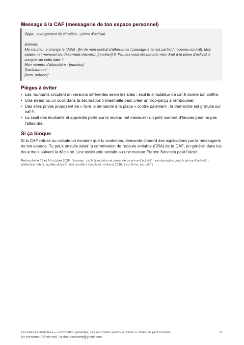 Aperçu, page 2 du guide